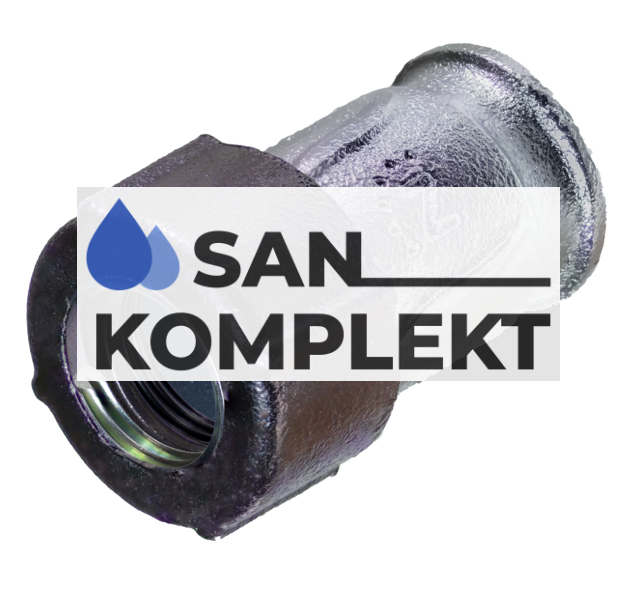 Обжимной соединитель 2" из ковкого чугуна вн. Резьбой TIM ZSr.130.0109