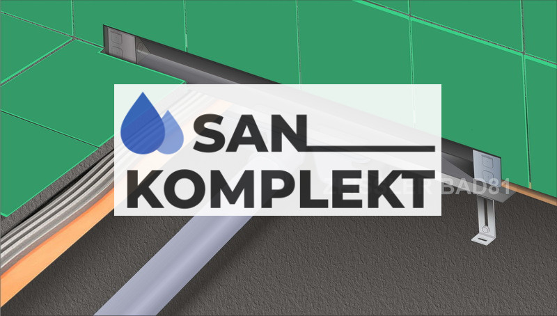 Душевой лоток 800*70 для монтажа в стену с сухим затвором и гидрозатвором накладная панель нержавеющая сталь глянец TIM BAD818002 Profi