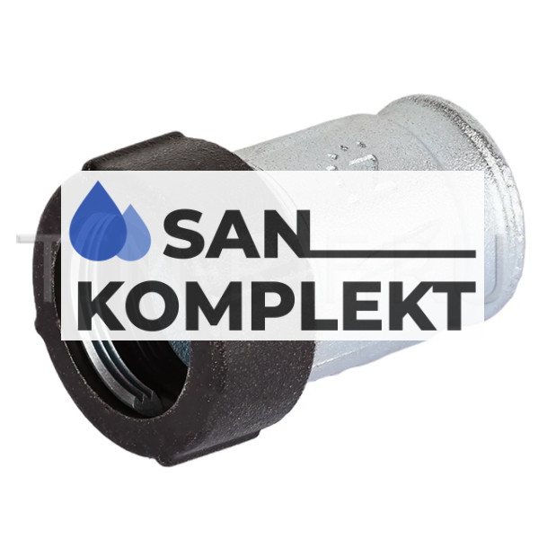 Обжимной соединитель 11/2" из ковкого чугуна вн. Резьбой TIM ZSr.130.0108