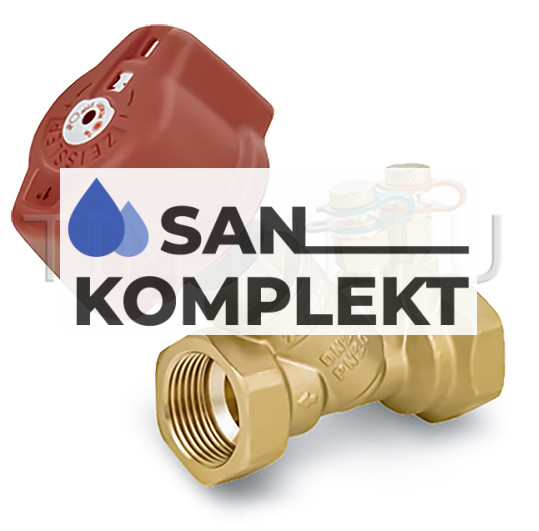 Ручной балансировочный клапан ДУ-1 ZEISSLER ZSb.703.0106