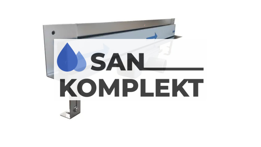 Душевой лоток для монтажа в стену с комбинированным затвором сухим затвором и гидрозатвором накладная панель нержавеющая сталь-глянец 600*70 TIM BAD816002 Profi