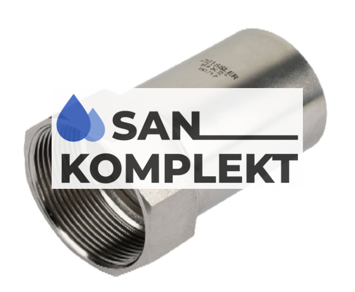 Фитинг из нержавеющей стали – вставка с внутренней резьбой 42*11/2 TIM ZTI.507.004208