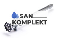 Кран незамерзающий для стен 350 мм TIM W-HF0235