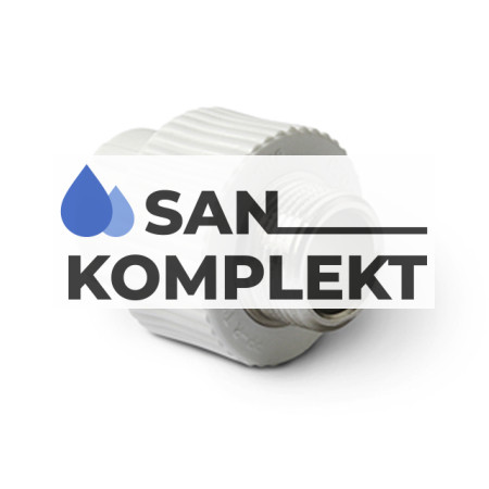 Муфта PPR комбинированная НР D-25*1М ASB-2006-5