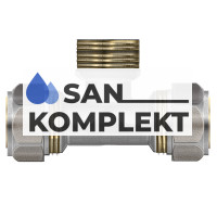 Тройник обжимной М.П 16*3/4*16 наружн. TIM 1604TM