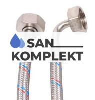 Подводка наливная для стиральной машины угловая  3/4 г-г 250см  C39-25