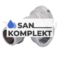 Тройник 1/2г*1/2г*1/2ш никелированный ZEISSLER ZSr.163.0604