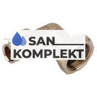 Уголок аксиальный ДУ-16*2,2 x 1/2 накидная гайка TIM H-L1602F(A)