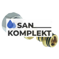 Евроконус для коллектора под сшит. пол. трубу 3/4&quot;-20-2.0, евро TIM MFPN-E20(2.0)