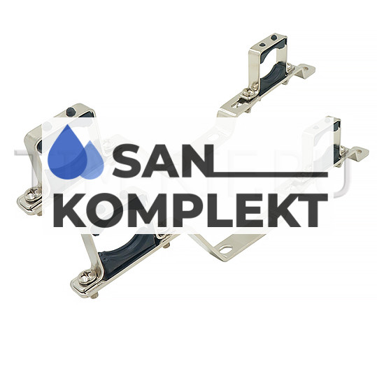 Кронштейн для коллекторов ДУ-1 из нержавеющей стали ZSc.400.0906