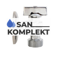 Угловой кран 1/2&quot;-3/4&quot; без сетки TIM BL5809