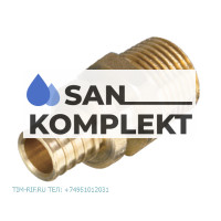 Муфта ДУ-25*(3.5)*3/4 нар. PEX под зажимную гильзу TIM H-S2503M