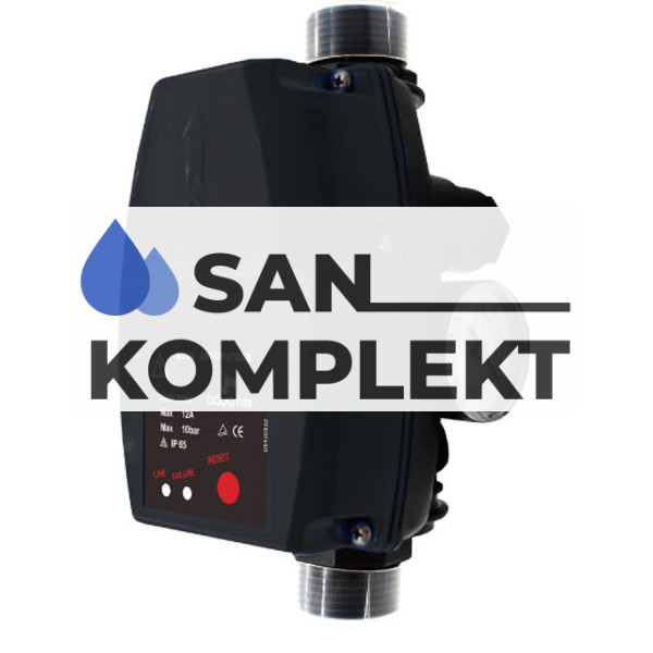 Блок автоматический с манометром TIM PS-01D