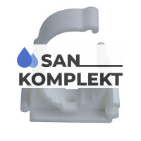 Клипса для крепления ППР труб 25  с ремешком TIM P25-2