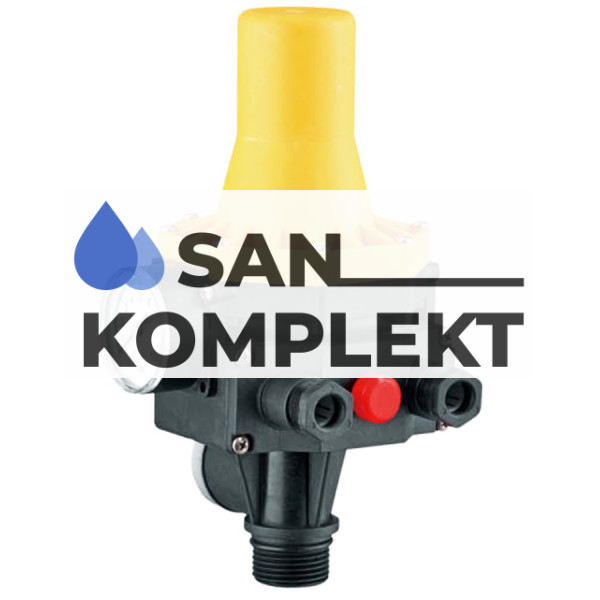 Блок автоматический с манометром TIM PS-01C