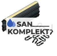 Скобы-кассет для крепления трубы теплого пола на ленте TIM P1620-4