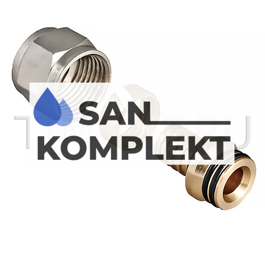 Евроконус для коллектора под МП трубу 3/4"-20  TIM MFMN-E20(2.0)