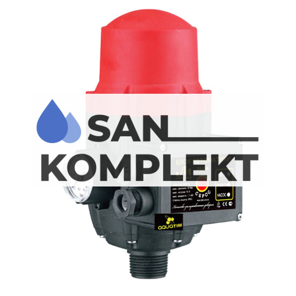 Блок автоматический с манометром TIM PS-01A