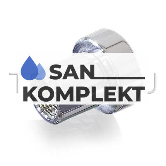 Соединитель для полотенцесушителя прямой 3/4" ВР-ВР TIM K7-SFF033