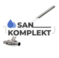 Т образная труба из нержавеющей стали для подключения радиатора 20 (2,8) х 15 х 16 (2,2) мм -250 мм TIM H-T2016-25