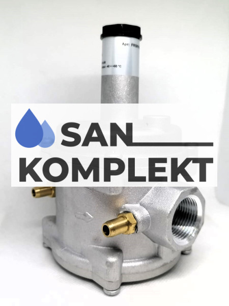 Регулятор давления газа 3/4" со встроенным фильтром диапазон выходного давления 1.6-6.1 кПа TIM FRG010506-03