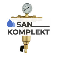 Фильтр с манометром металлический корпус 1&quot; нар-нар. TIM JH-3001