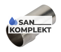 Фитинг из нержавеющей стали – вставка с наружной резьбой 54*2 TIM ZTI.506.005409