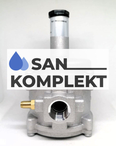 Регулятор давления газа 1/2" со встроенным фильтром диапазон выходного давления 1.6-6.0 кПа TIM FRG010506-02