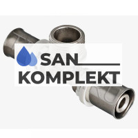 Пресс-фитинг Тройник  ДУ-20х1/2х20 Нар резьба TIM F-T2002MN