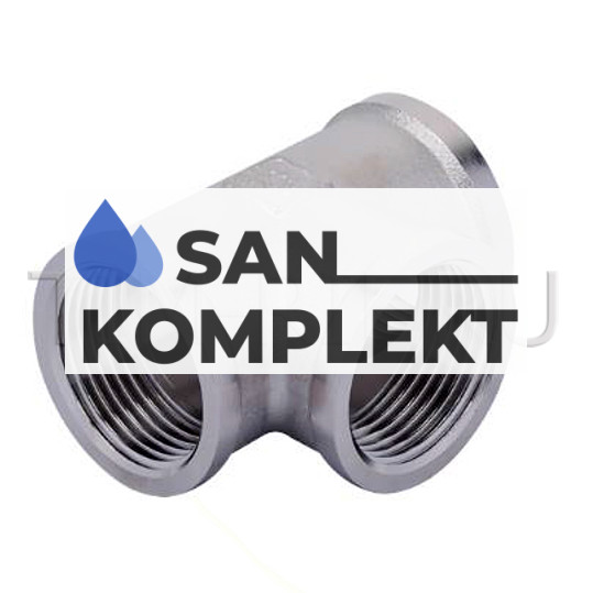 Тройник 1/2г*1/2г*1/2г никелированный ZEISSLER ZSr.163.0304