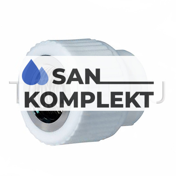 PPR Муфта комбинированная ВР S50*11/2F TIM Tpp3031.0.05006s