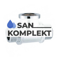 Хромированный тройник латунный 3/4&quot;Mx3/4&quot;Fx3/4&quot;M TIM K-TMFM333