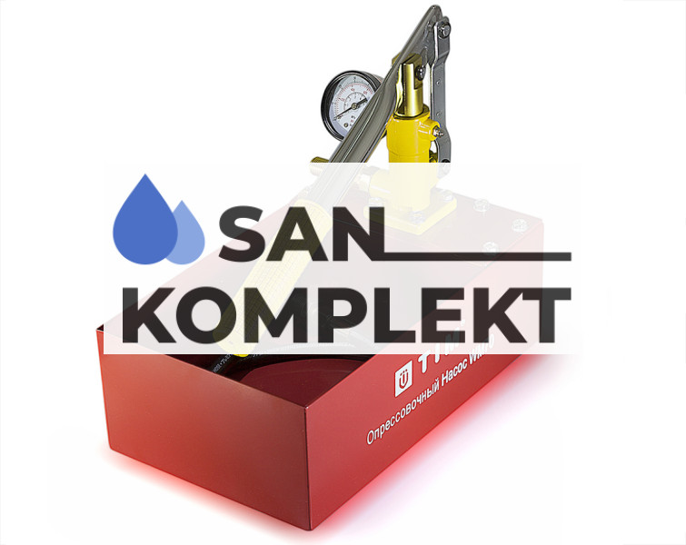 Ручной опрессовочный насос 60 бар TIM WM-70A