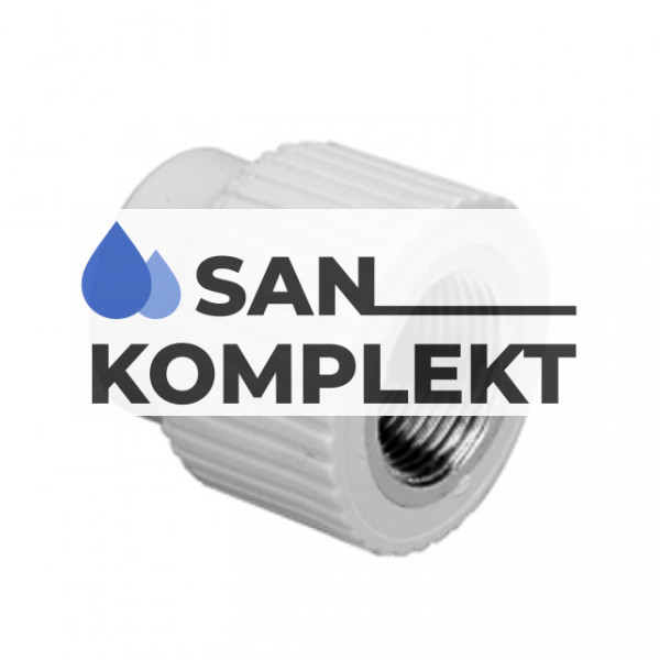 Муфта PPR комбинированная ВР D-20*3/4F ASB-2005-2