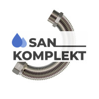 Подводка редукционная из нерж. стали сильфоного типа 1/2&quot; г/ш (500-1000мм) TIM C-H500-022MF