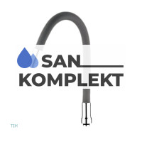 Силиконовый излив для смесителя серый TIM C-L50-02GY