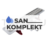 Водоотводящий желоб 500*70 с решеткой &quot;ВОЛНА&quot; горизонтальный сток ZEISSLER ZSt.1122.5002