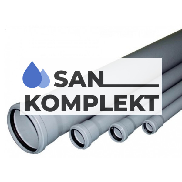 Труба для внутренней канализации из ПП D 50*1,5*1000 мм