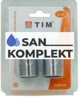 Эксцентрик с хромированным отражателем 1/2Mx3/4M TIM XLM023N