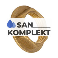 Контргайка латунная с ребордой ДУ-1F DF004