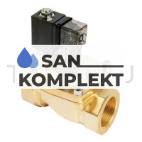 Клапан электромагнитный 220В0.3-16BAR G 1/2&quot; нормально закрытый SVC-0102