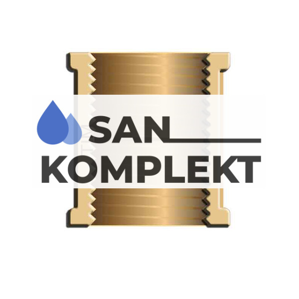 Муфта латунная 3/4 F*3/4 F. TIM SF033