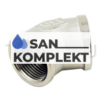 Уголок ДУ-1/2*45° г.г никель. TIM LF2245N