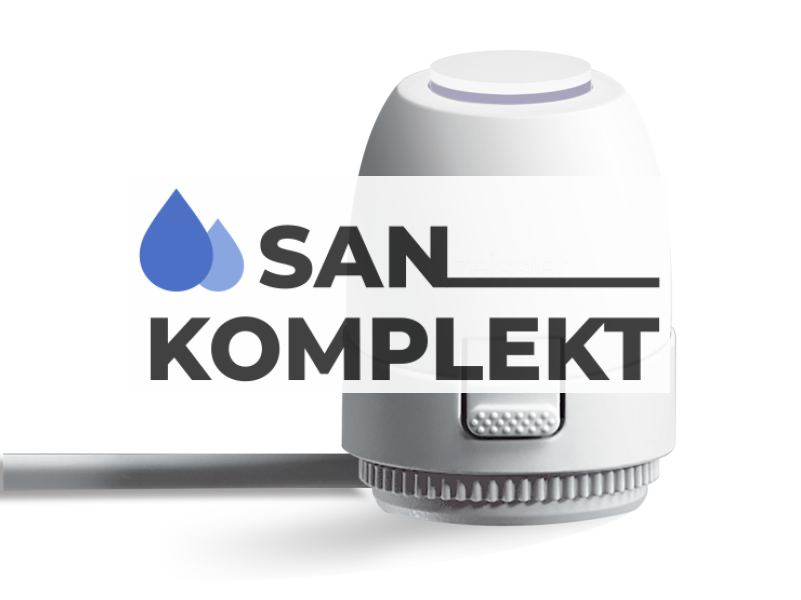 Сервопривод для теплого водяного пола M30x1.5 нормально закрытый TIM M345NC