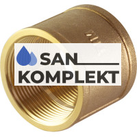 Муфта латунная 1/2 F*1/2 F. TIM SF022