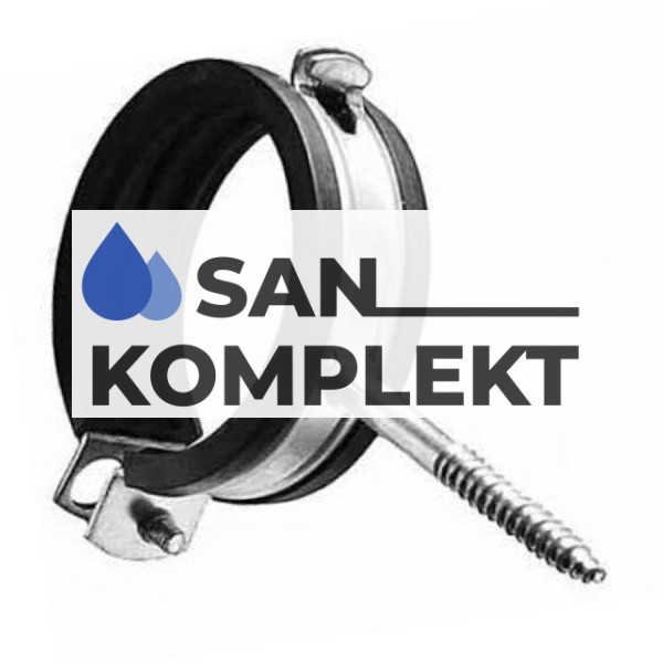 Хомуты с дюбелем и резинкой 3/8  (14-18) TIM001