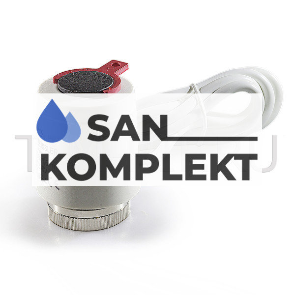 Сервопривод для теплого водяного пола M30x1.5 нормально закрытый TIM M335NC