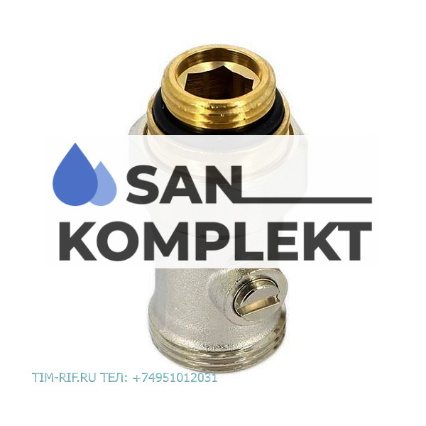 Кран для нижнего подключения радиатора прямой 3/4*1/2 TIM ME320AC