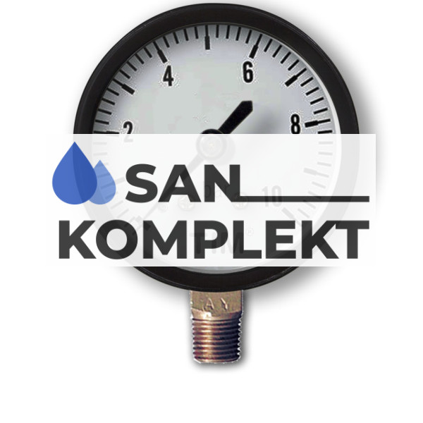 Манометр радиальный 10 бар TIM Y-50-10bar