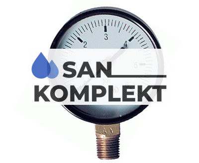 Манометр радиальный 6 бар TIM Y-50-6bar